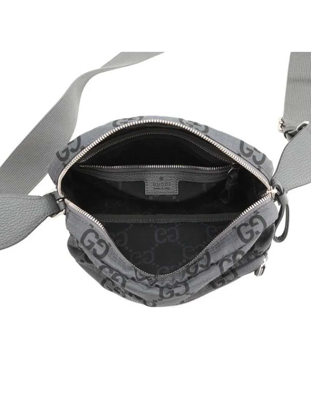 Gucci Shoulder Bag Econylon GG Polyester Black - Picture 5 of 10